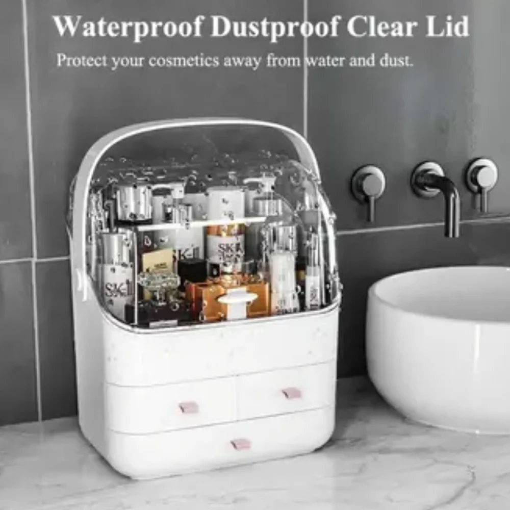 Cosmetic Storage Bin Large Dust and Water proof